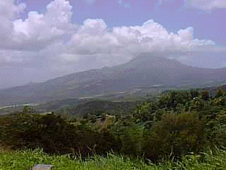 A view of Pele from Morne Rouge.