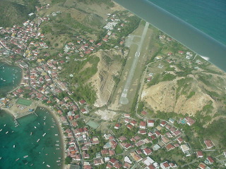 The runway on Les Saintes.