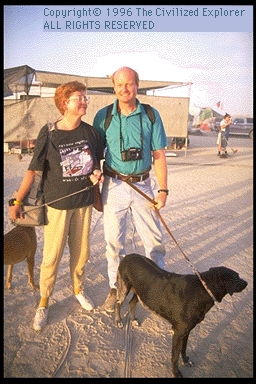 A Mature Couple at Burning Man